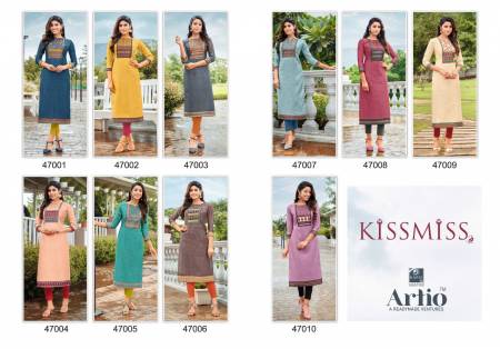 Kapil Trendz Kissmiss Ethnic Wear Wholesale Kurti Collection